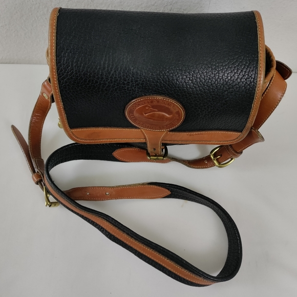Dooney &  Bourke Vintage Black AWL Surrey Crossbody Bag - Picture 6 of 13